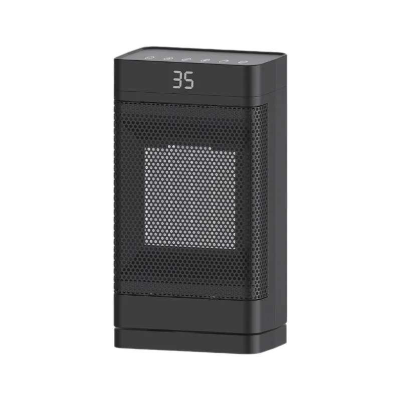 YD0831 Hot Sale OEM Black Elegant Quiet Electric Heaters Ptc Ceramic Warmer for Home Fan Heater With Screen