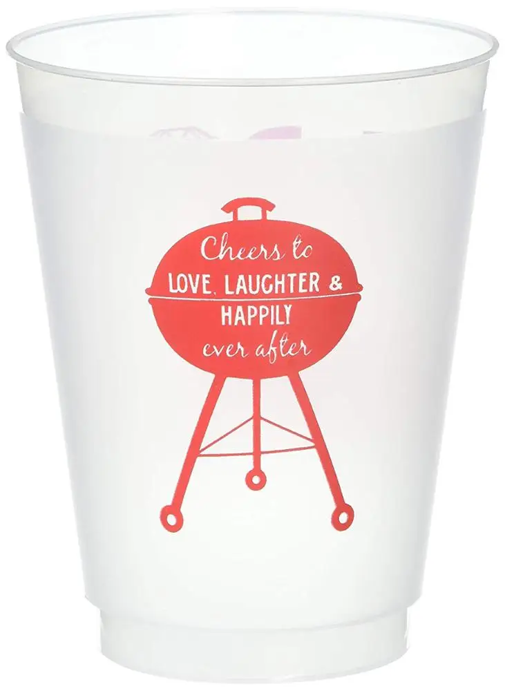 12oz 16oz 18oz Cheer to 30 Years PARTY Frost Flex Plastic Cups (10 cups)