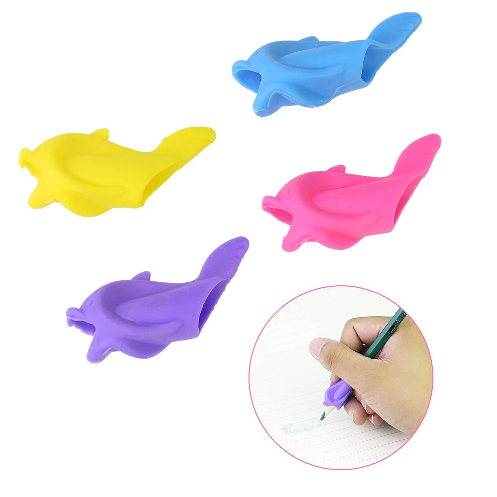Hot Selling Children Handwriting Stationery Colorful Various Shapes Pencil Grip