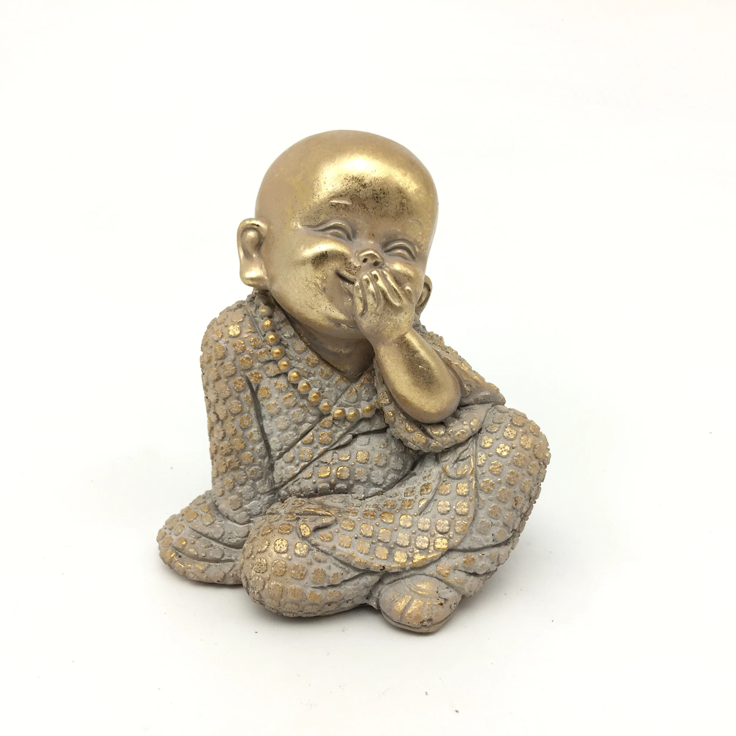 Home Decor Craft Gifts Decorative Ornaments Resin Artifact Monk Statue Resin Little Monk No Speaking statue