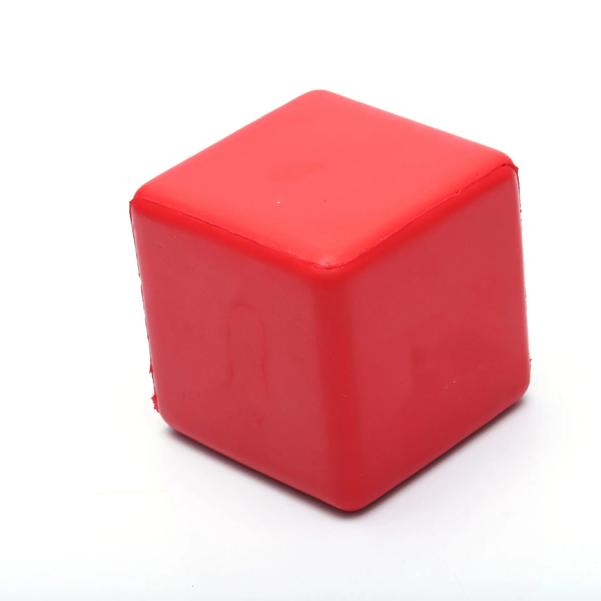 Promotional Personalized LOGO PU Foam Stress Relief Cube Ball Anti Stress Cube