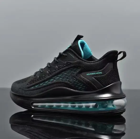 2023 New Design Big Size Flying Woven Cushioning Men Sport Shoes Running Shoes