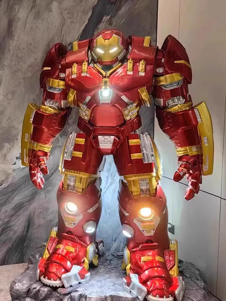 Outdoor Decoration Life Size Custom Marvel Hulkbuster Armor Mark  Resin Statue Collectible Marvel Fiberglass  Statues hot