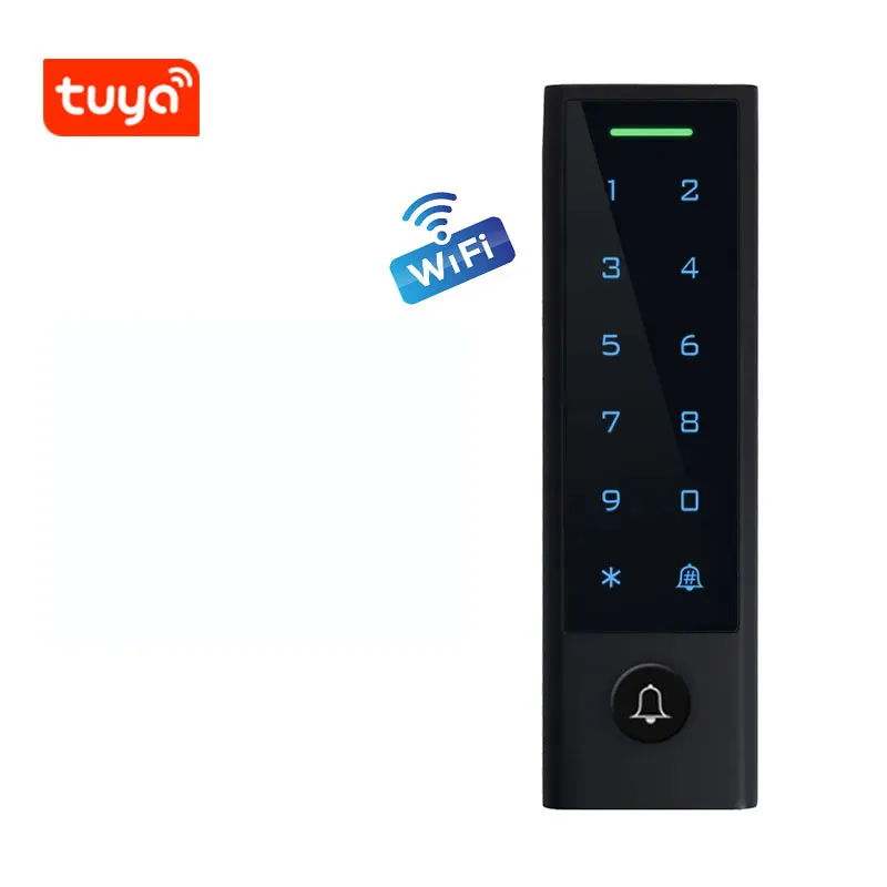 IP66 12V-18V Outdoor Waterproof Tuya app Keyboard for access control with doorbell