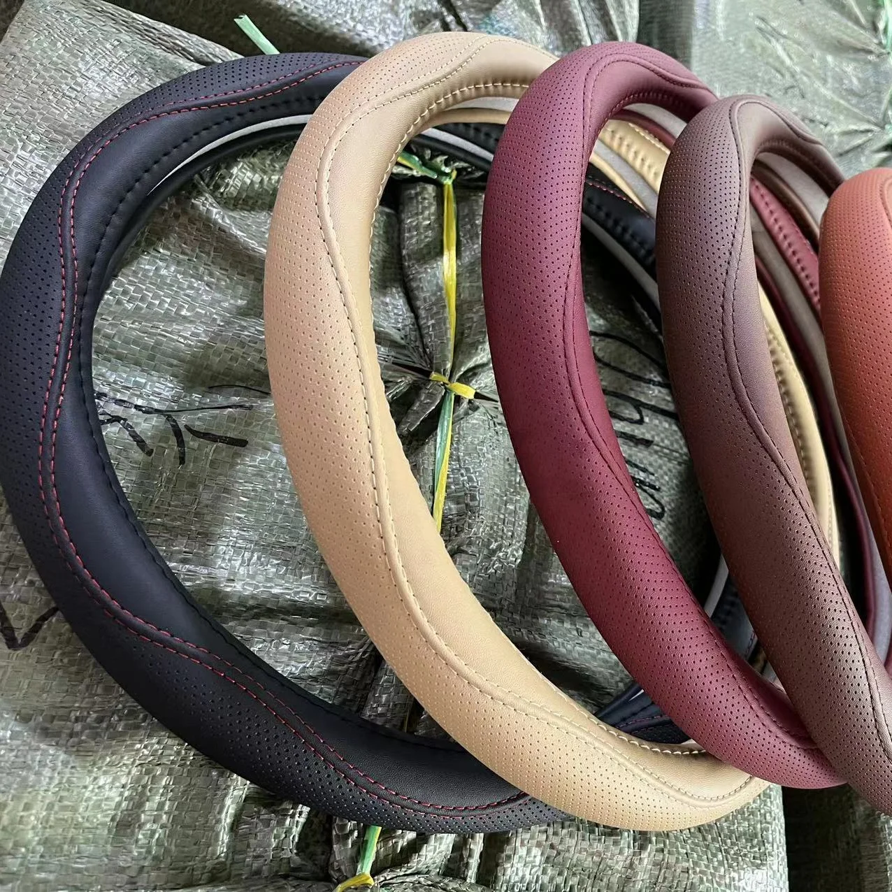 Новинка 2022, низкая цена, чехол на руль из искусственной кожи