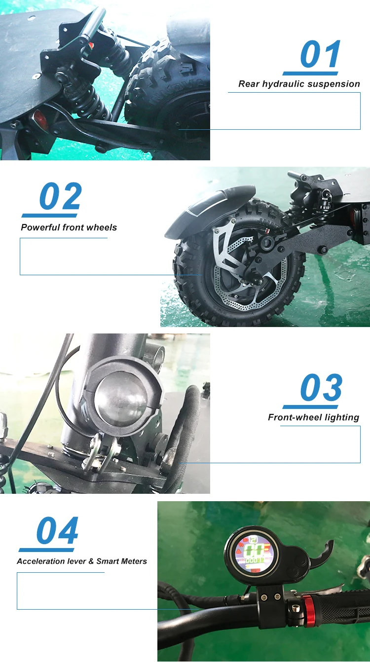 ONAN high speed electric scooter fast with 2800W 80km/h electric scooter off road