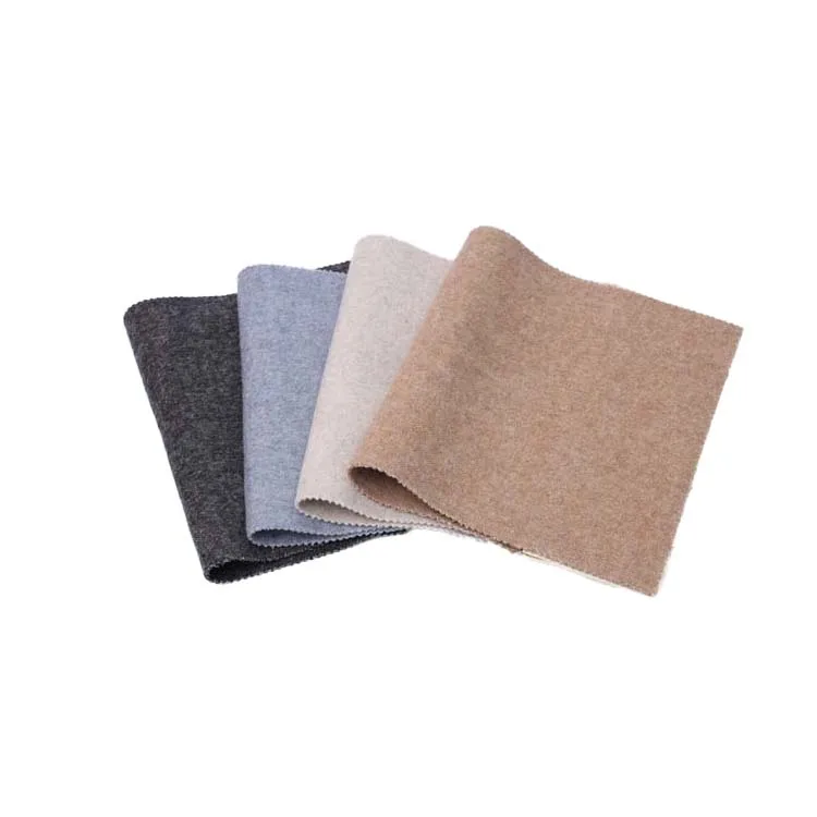 
Woven woolen double-faced herringbone fleece fabric for overcoat suit blazer 