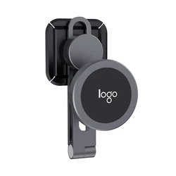 Складной держатель для телефона с логотипом на заказ, новый многофункциональный автомобильный держатель для телефона на приборную панель