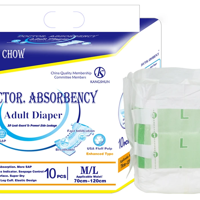
Disposable Adult Diaper Manufacturer for Elderly Old People Cheap Wholesale Price Free Sample Hospital Senior Ultra Thick 