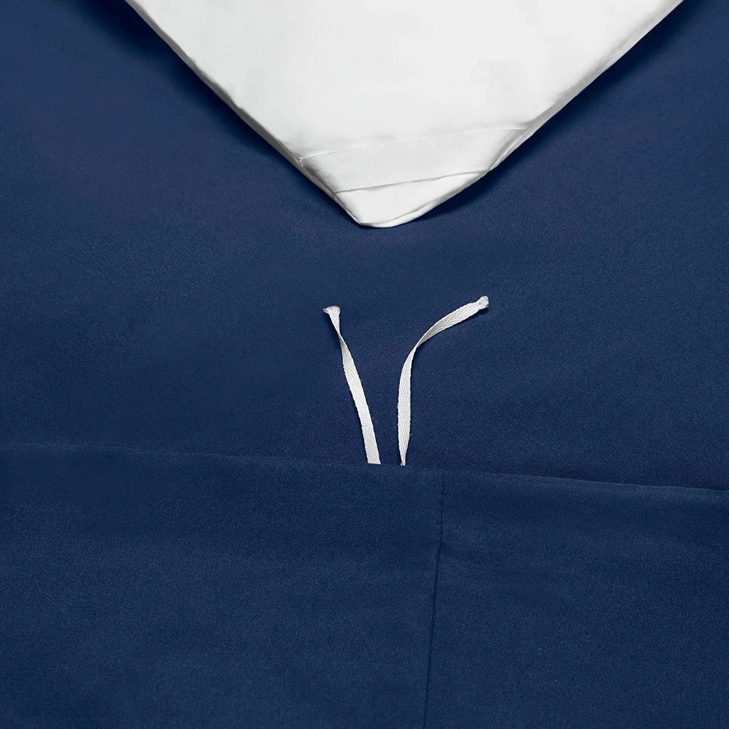 
Navy Bedding Duvet Cover 3pcs Set Soft Double Brushed Microfiber Comforter Cover with Button Closure and 2 Pillow Shams 