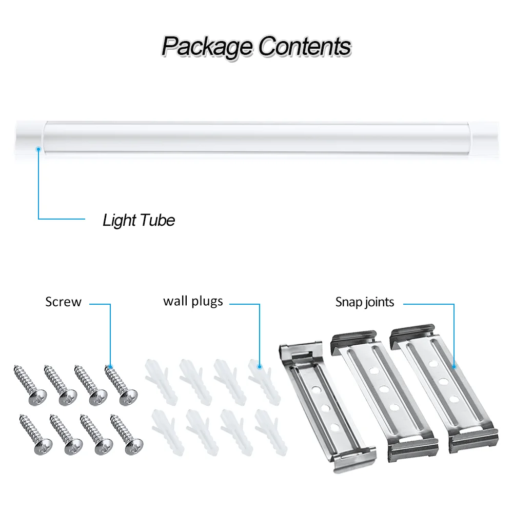 LED Purification Fixture Tube Light 9w 18w 36w 54w Length 1ft 2ft 3ft 4ft  2 Years Warranty Purification Fixture light