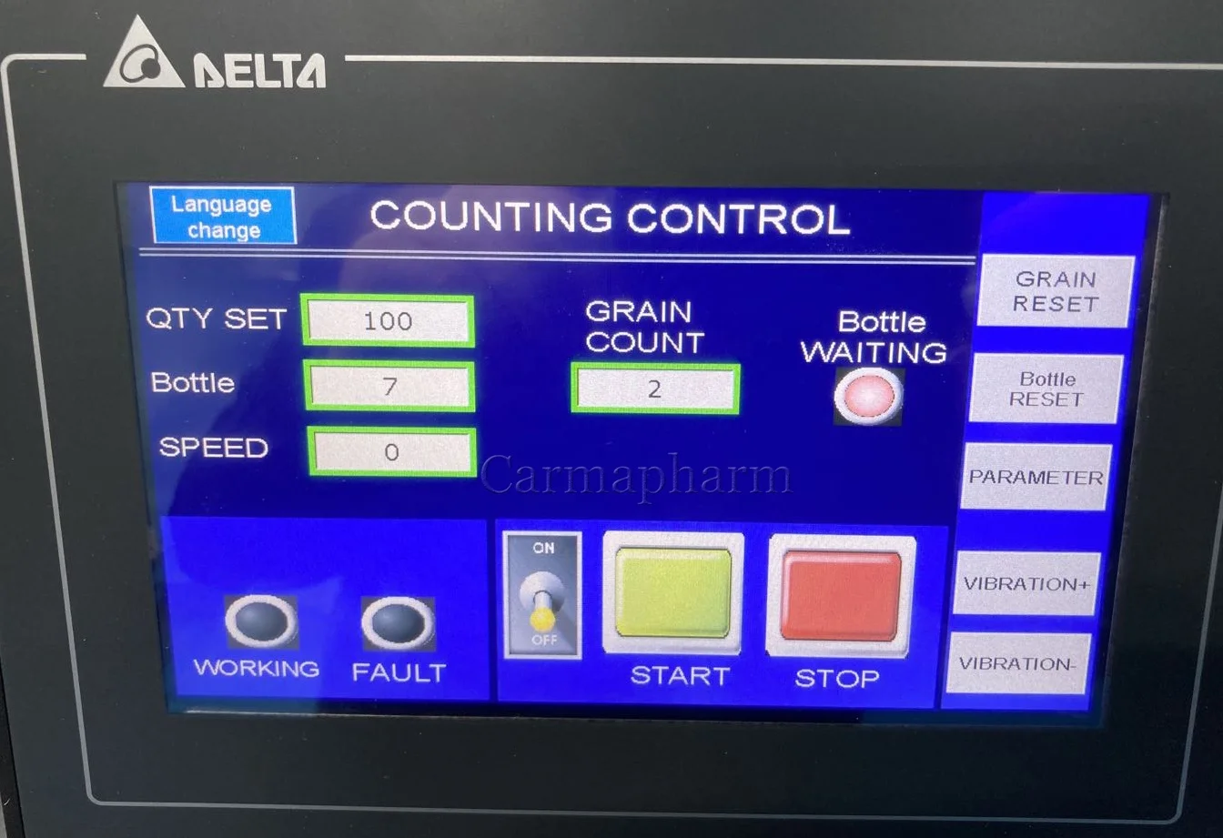 8 линий электронный автоматический Капсулы Таблетки Счетная машинка для денег медицины капсулы разливочная машина для бутылок