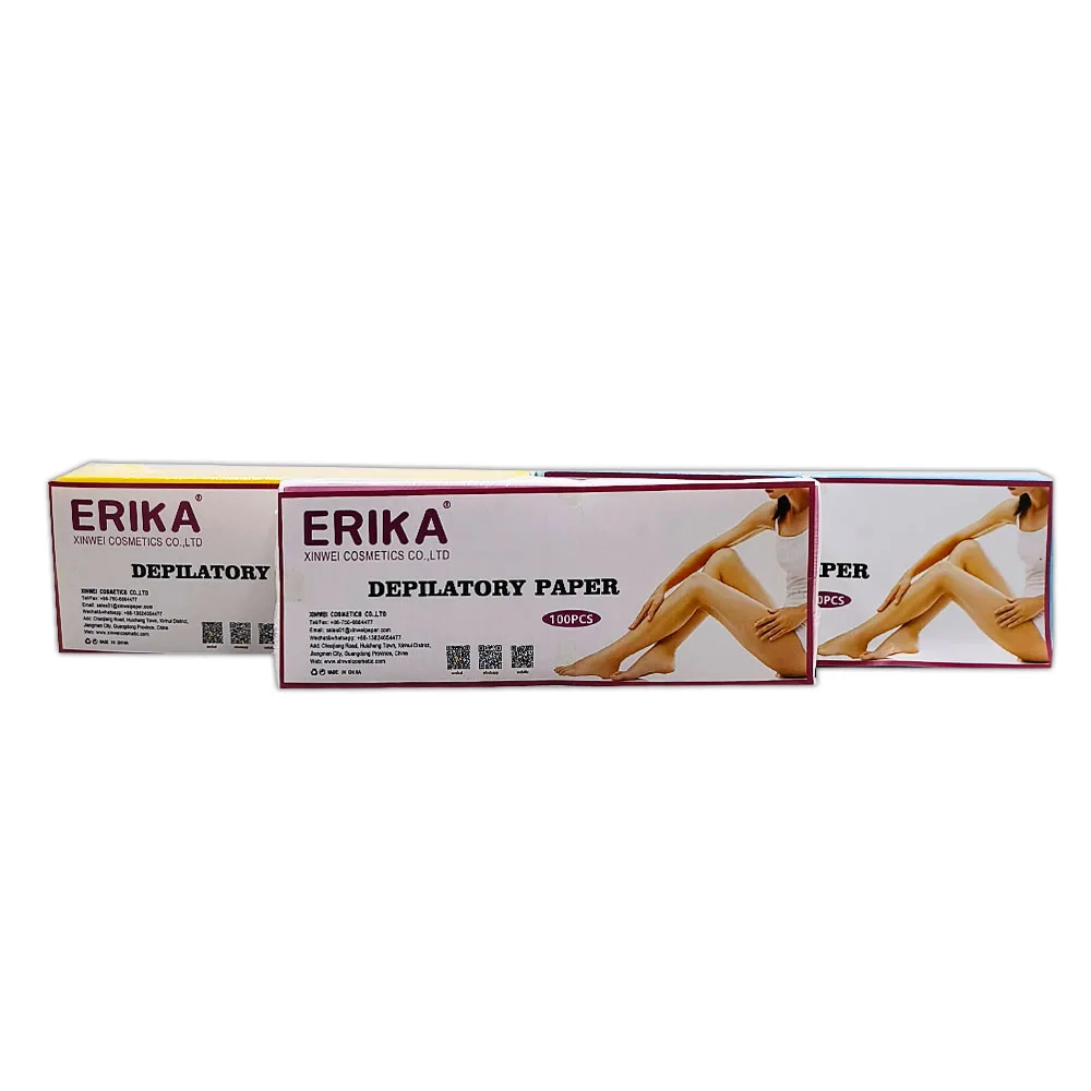 100pcs Disposable wax strip Nonwoven Body Cloth Hair Remove epilation wax paper
