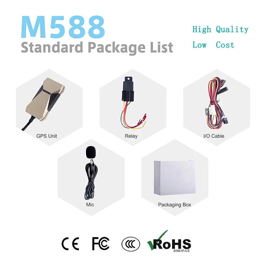 Наименьшее в мире устройство отслеживания Gps M588T голосовой монитор с функциями точный GPS-Трекер Автомобиля GPS MTK3337