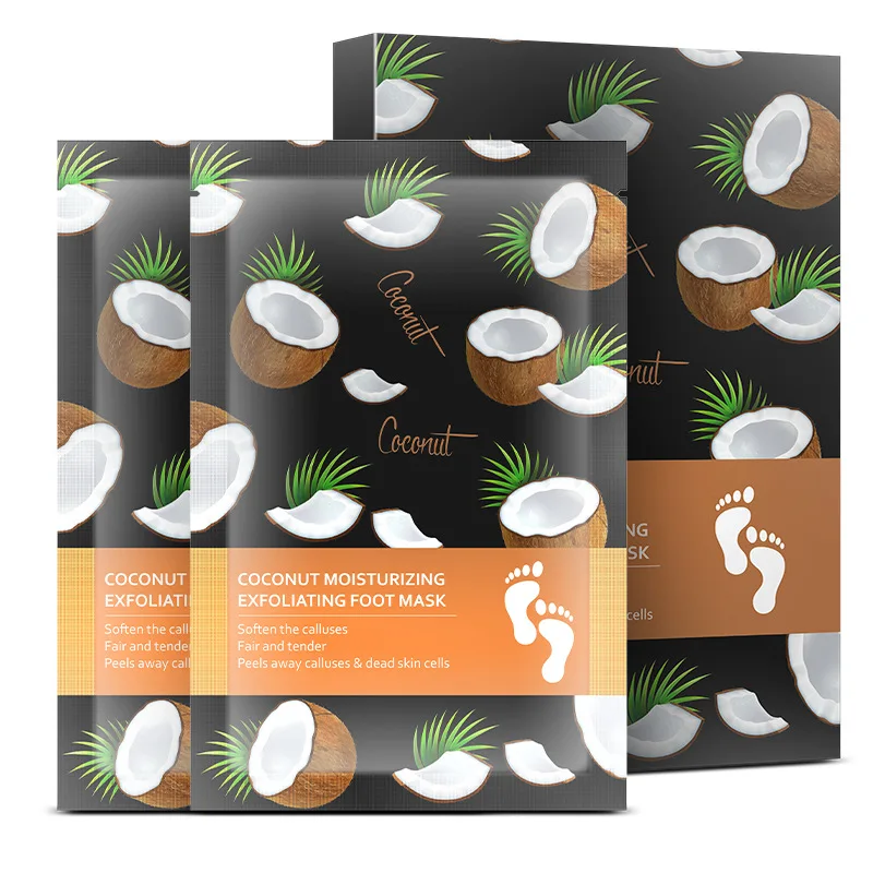 Private Label Lavender Exfoliation Peeling Foot Mask For Foot Skin Care Remove Dead Skin Feet Mask Foot Peel Mask Socks