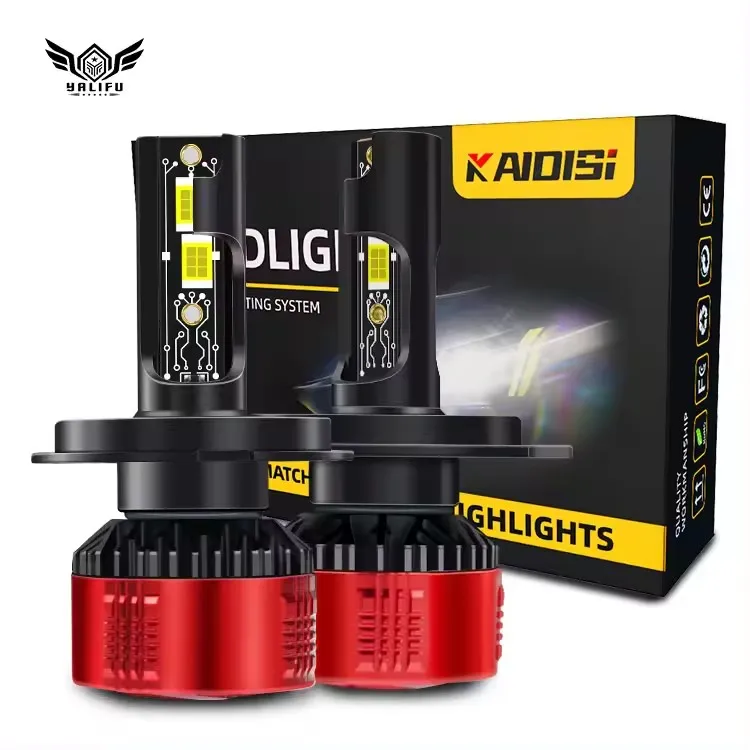 Best quality k8 5800lm 50w H4 H7 9005 9006 Car Lamp Light Auto Led Headlight Bulbs