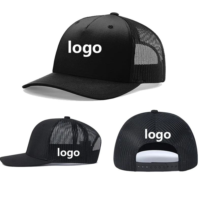 112FP Five 5 Panel Trucker Cap Mesh Hat Richardson 112 Trucker Hats With Custom Logo