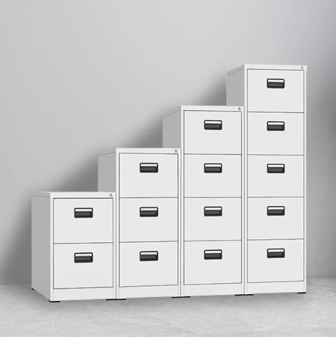 Office Lockable Steel 4 drawer Card Box File Cabinet Home 4 Drawers Steel Drawer filing Cabinet storage chest