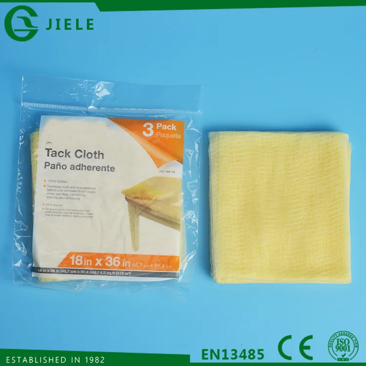 
high quality cotton gauze tack cloth 