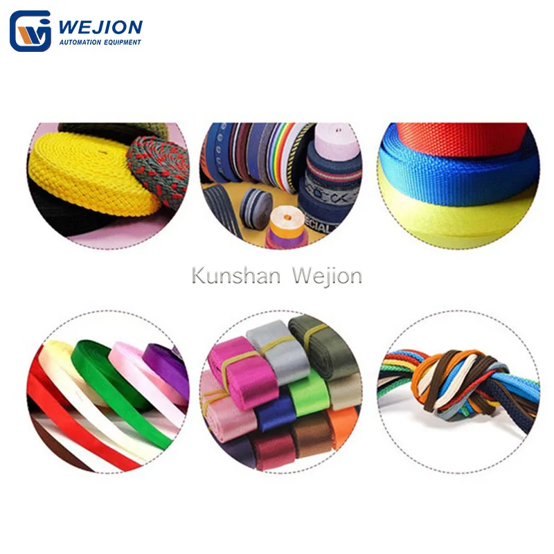 WJ4048 Hot sell Hook and loop belt cut machine oval shape tape cutter circle tape cutting machine