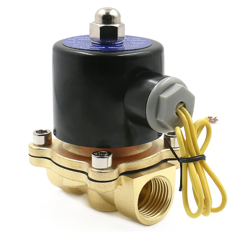 Electric Solenoid Valve Water DC 12V N/C Valve Air 2W-160-15 Normally Closed High Pressure Solenoid Valve