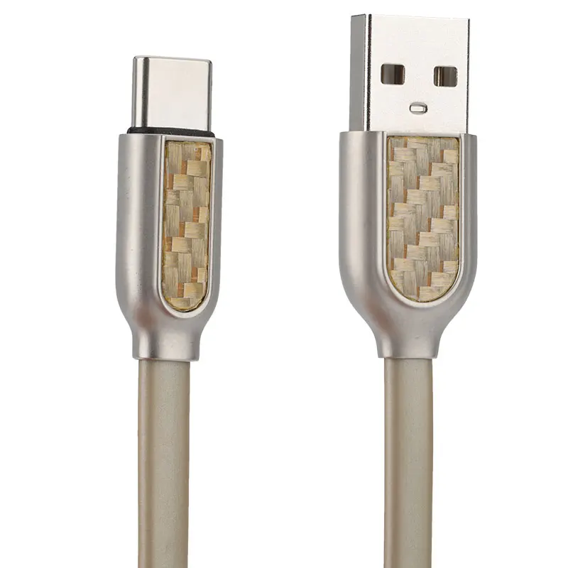 USB A/M to TYPE-C L=1M TPE Connect Cable Zinc Alloy USB 2.0 Connector Acceptable GMUK-A02 PVC,TPE Stock  5V3A Cable