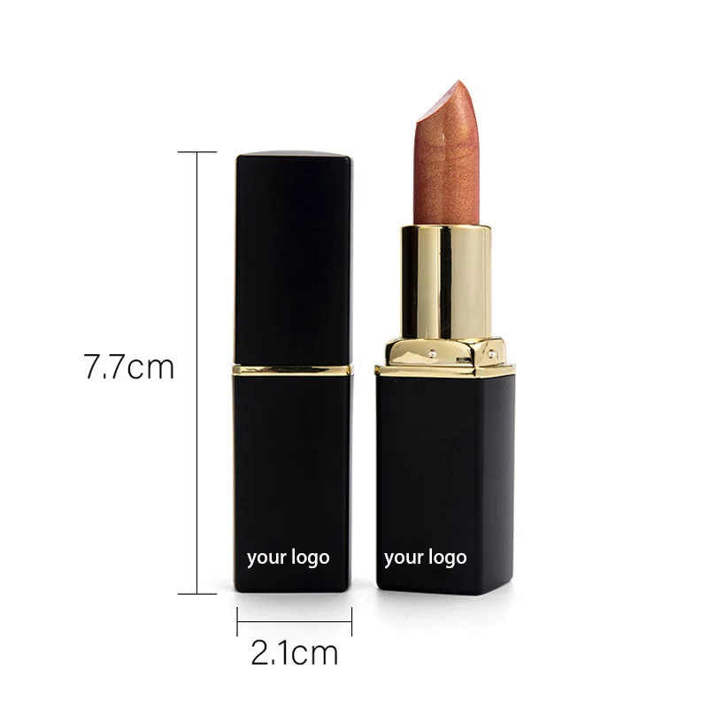 Color Shift Lip Sticks Diamond Mermaid Holographic Glitter Pink Color Changing Lipstick Sparkle Lips Viral Makeup Products