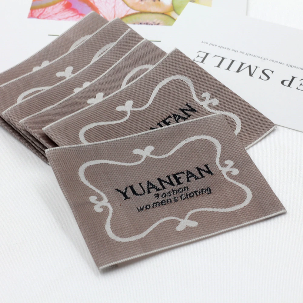 Factory Size Labels Black White Cotton Tags Woven Labels Fabric Garment Sewing Accessories Clothing Polyester for Baby 1000pcs