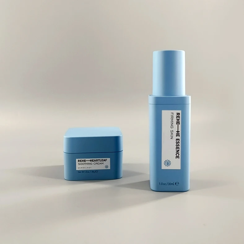 recyclable plastic acrylic square lotion bottle with  airless pump refill tube 15ml 30ml 50ml for makeup primer foundation