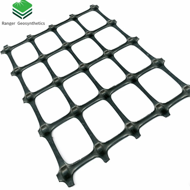 best selling high strength hdpel plastic geogrid  hdpe biaxial geogrid for soil reinforcement