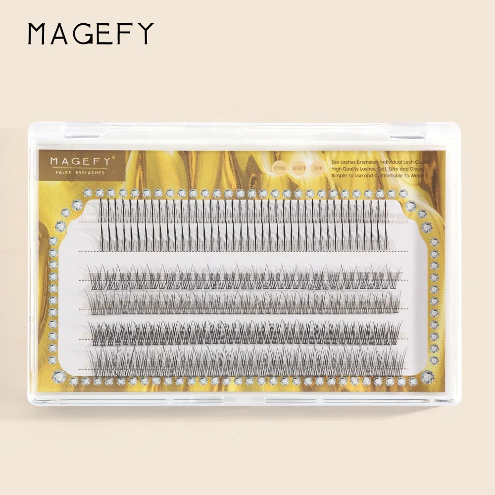 MAGEFY Light And Natural Fishtail Type A Fairy Lashes Mixed Tray Sectional Grafting False Eyelashes