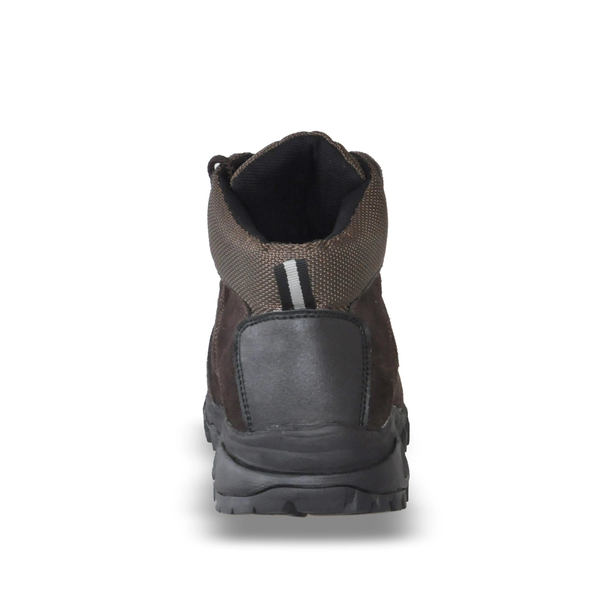 Mountaineering Suede Leather Safety Shoes Construction Work Shoes With Steel Toe Lightweight Comfortable Mid Cut