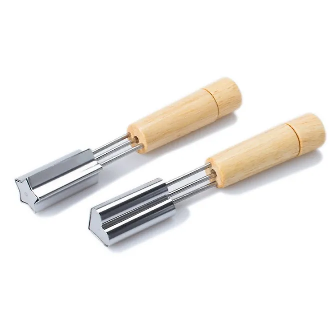 Custom Cookie Stamp Wooden Handle Cookie Mold Vegetable and Fruit Cutter Cookie Printing Tools