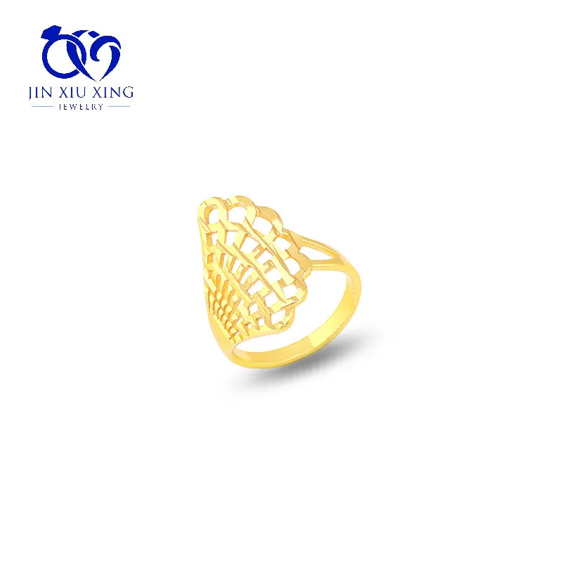 JXX JJZ-S10 High Quality Fast Shipping 24K Gold Plated Turkish Rings 2021 For Women