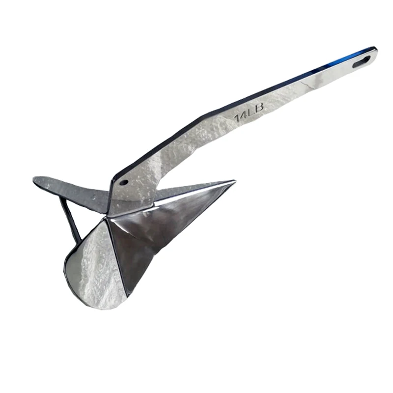 Heavy Duty SS316 Stainless Steel Marine Delta Anchor For Boat anchors