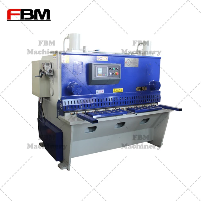 Competitive price qc11y-4mmx1600mm hydraulic guillotine shearing machine for sheet metal