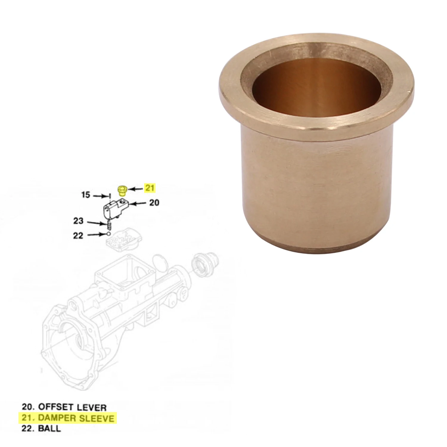 Isolator Shifter Cup Bushing Fits for Tremec Borg Warner T5 T45 T56 1352-127-009