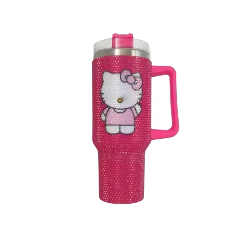 Hot Selling New Wholesale Cartoon Thermos Cup 40 oz Hot Brick Stainless Steel Double Layer Large Capacity Customizable Car Cup