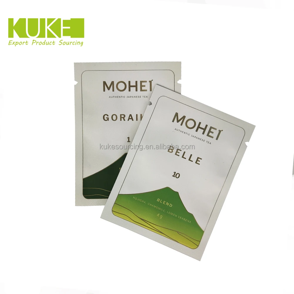 Custom Printed Food Packaging Bag Small Size Three Side Seal Bag Coffee Sachet Coffee Bag For Coffee