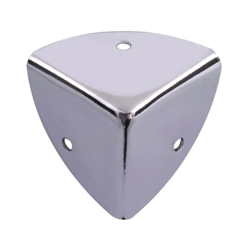 
25x25mm metal there sides shining gold corner protector for door 