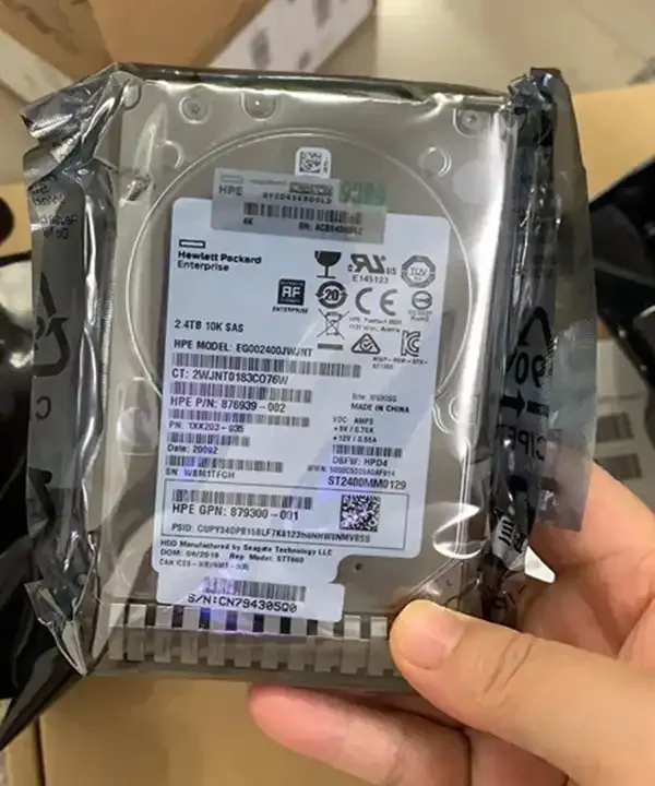 881457-B21 HPE 2.4TB SAS 12G Mission Critical 10K SFF SC 3-year Warranty 512e Multi Vendor HDD