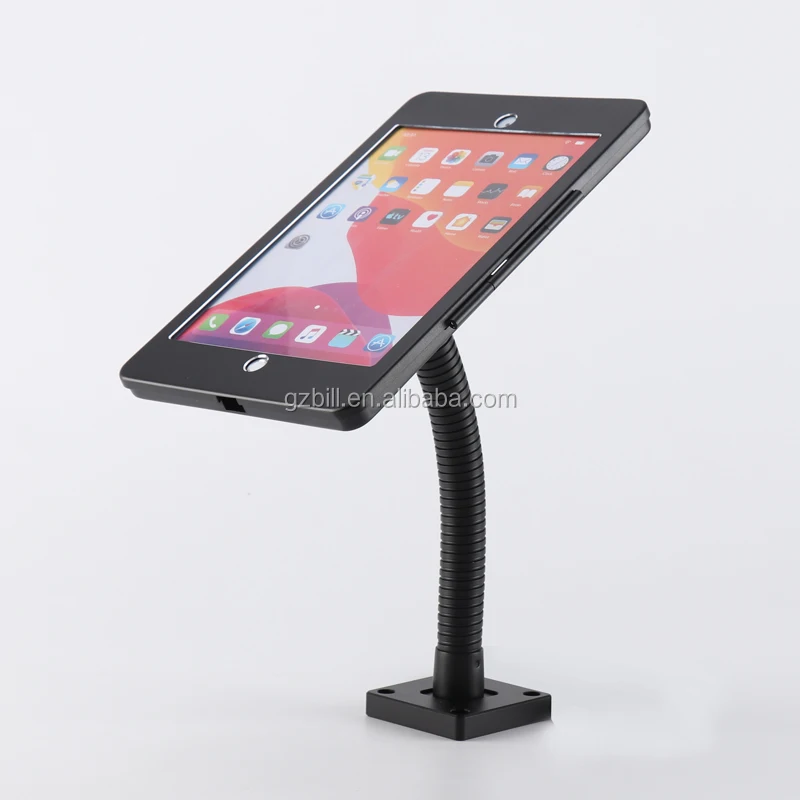  Для iPad 10 2 дюймов безопасное крепление дисплей Настольный держатель с гибкой гусиной шеей для ресторана меню