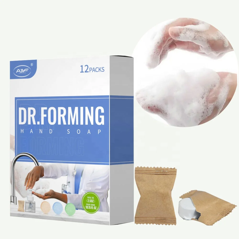 New Formula High Quality 45g Hand Soap  Effervescent Tablets High Foam Hand Washing Cleaner  Block