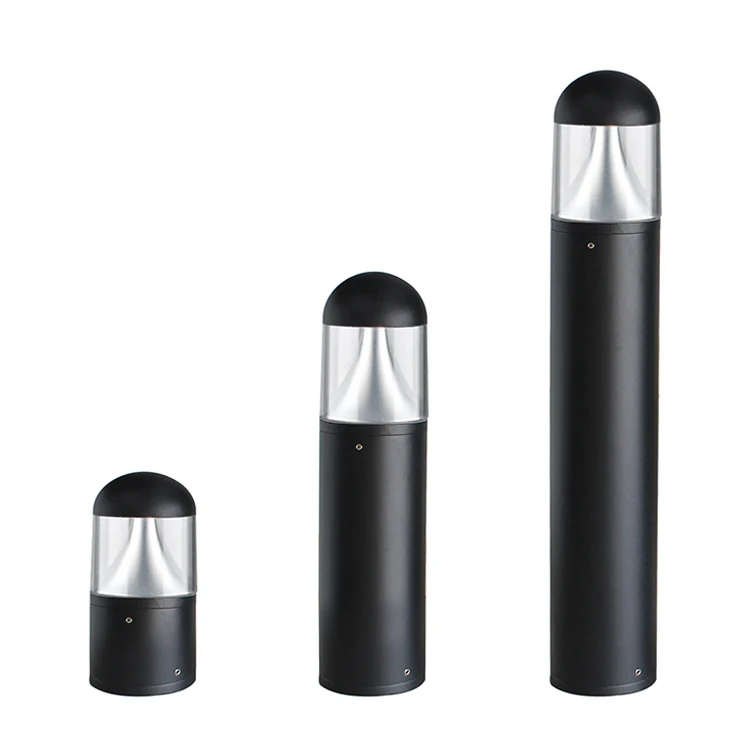 Low Voltage Bollard Light, Outdoor 2700K Warm White IP65 Waterproof Pathway Lighting Fixture Wired for Garden