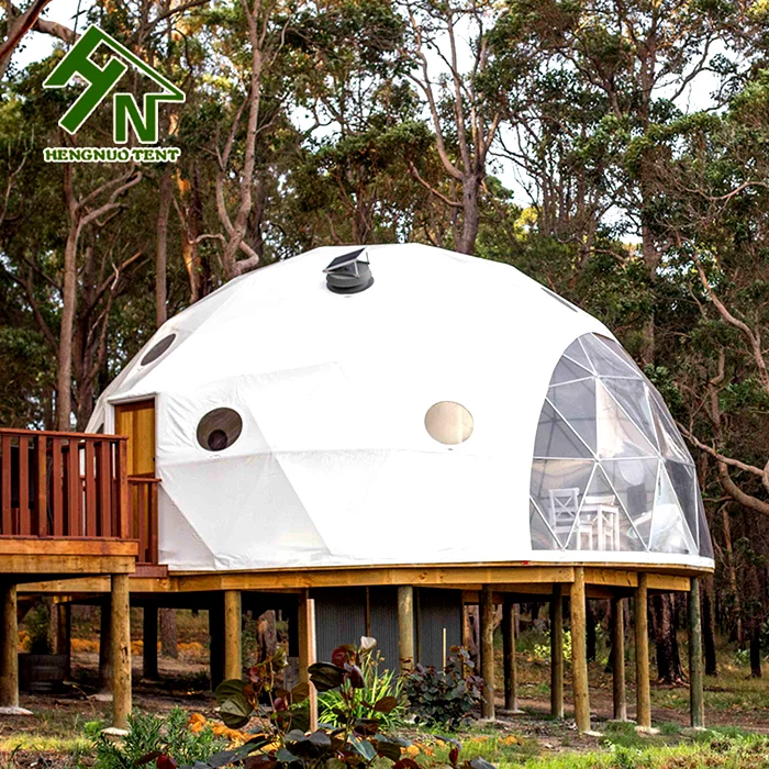 Фабричная цена сборный роскошный наружный Купольный дом Семейный Кемпинг курортная