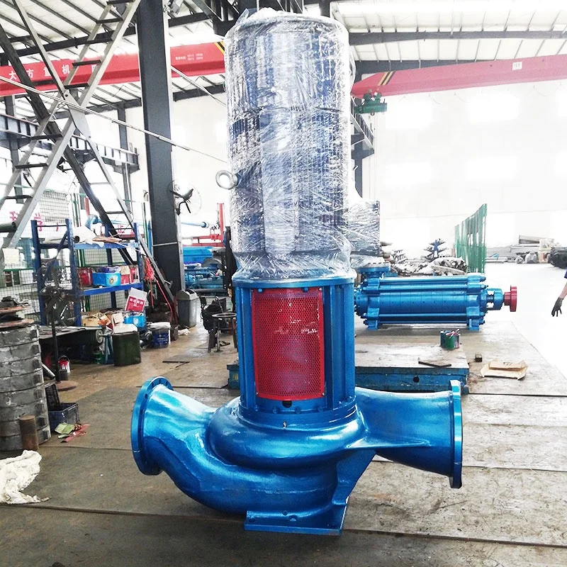 Electric vertical stainless steel pipeline hot and cold water booster pump for high-rise buildings