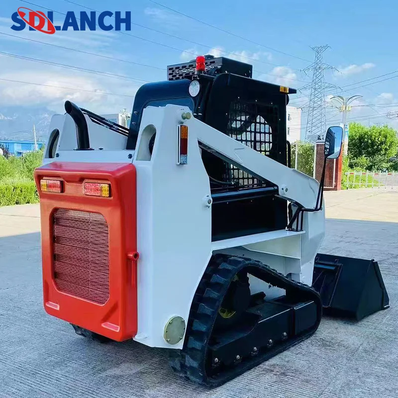 Electric Mini Skid Steer Loader With Track High Performance Small-Scale Excavation Eco-Friendly Projects