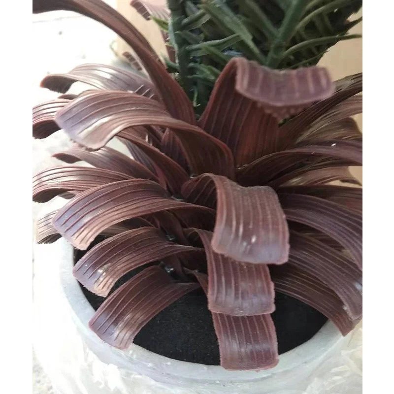 48cm height with 20pcs leaves mini indoor decorative artificial sago cycas revoluta plant palm tree,  cycas artificial