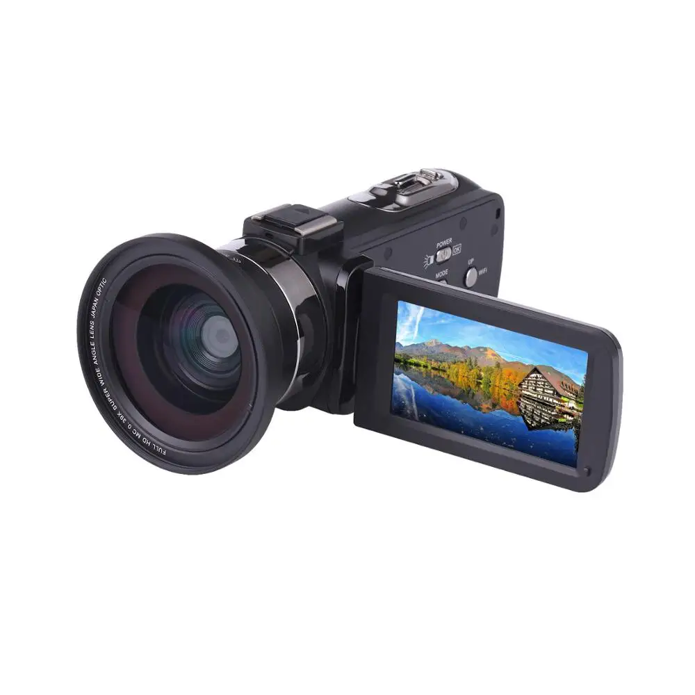  2021 Дешевая Видеокамера видеокамера HD 1080P 30 кадров в секунду 24 МП 3 0 дюймовый IPS экран цифровая камера для YouTube записывающее