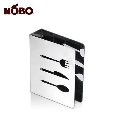 Customized Metal Napkin Holder Silverware and Towel Paper Tissue Clip Factory Price Home Ideas Napkin Stand